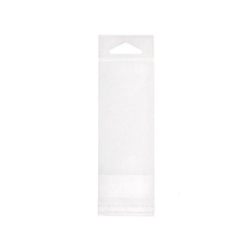 Cello bags with hanger, 12x7 cm, 50 pcs