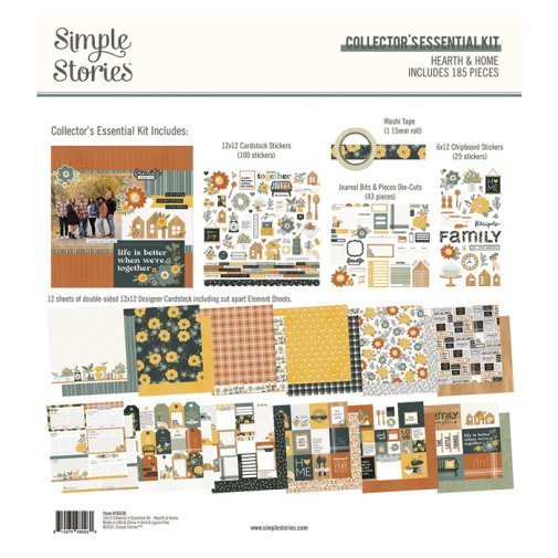 12x12\" collection kit, Simple Stories: Heart and Home