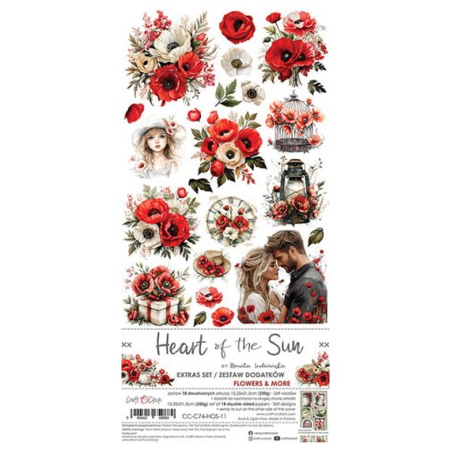 Leikekuva-arkit, Craft O\'Clock: Heart of the Sun - Flowers