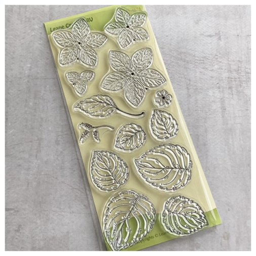 Stamp set, Leane Creatief: Hydrangea
