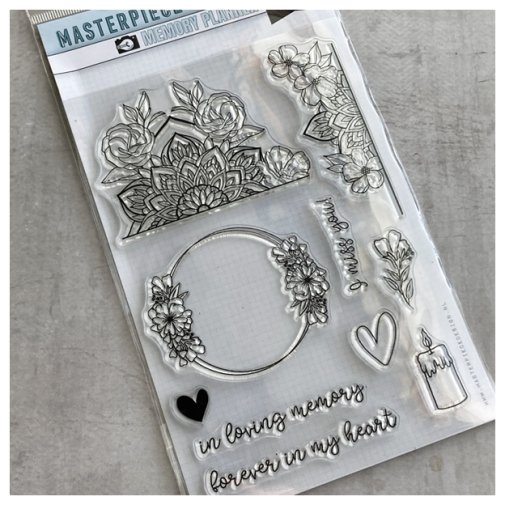 Stamp set A6, Masterpiece: I Miss You