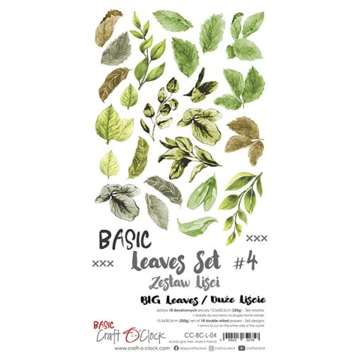 Die cut sheets, Craft O\'Clock: Leaves #4
