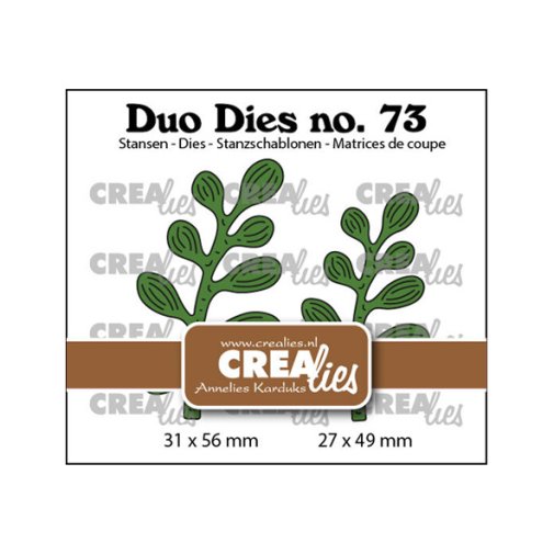 Die set, Crealies: Leaves