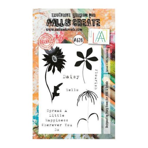 AALL & Create stamp set, A7: Spread a Little Happiness