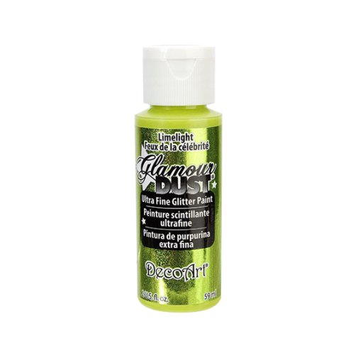 DecoArt Glamour Dust -maali: Limelight