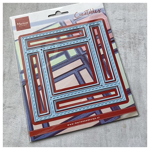 Stanssisetti, Marianne Design: Layout - neliö \"log cabin\"