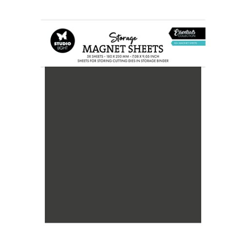 Magneettilevyt A5+ 5 kpl, Studiolight muovitaskuihin