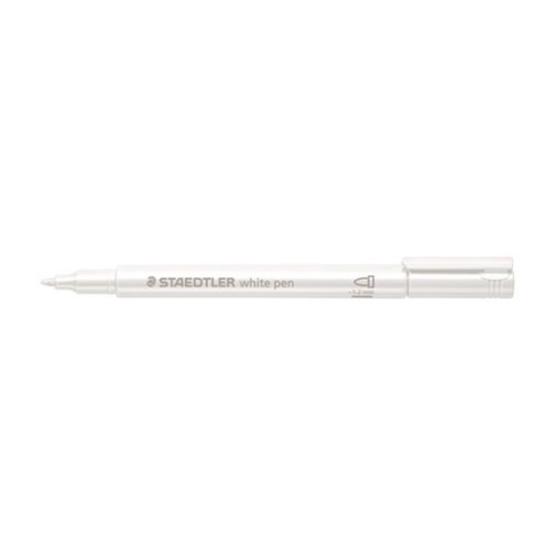 Metallic marker (Staedtler): white