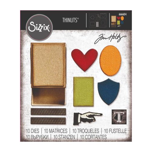 Die set, Sizzix Thinlits: Vault Matchbox