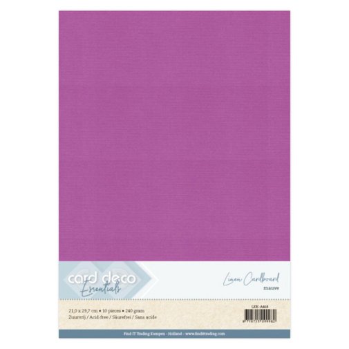 Cardstock pack A4, Card Deco: Mauve, 10 pcs