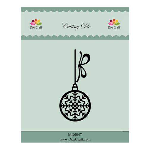 Dixi Craft dies: Christmas ornament with bow