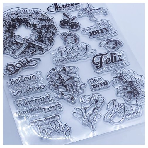 Joy Crafts stamp set: Merry Christmas