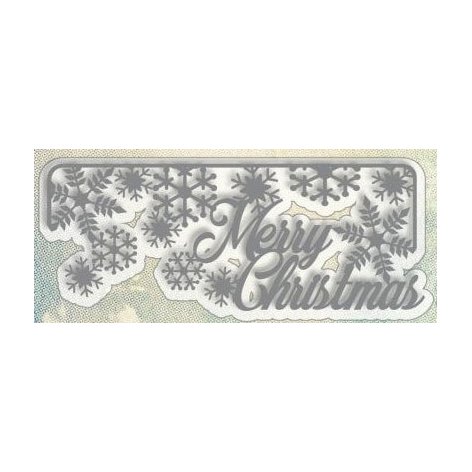 Joy Crafts die: Merry Christmas border