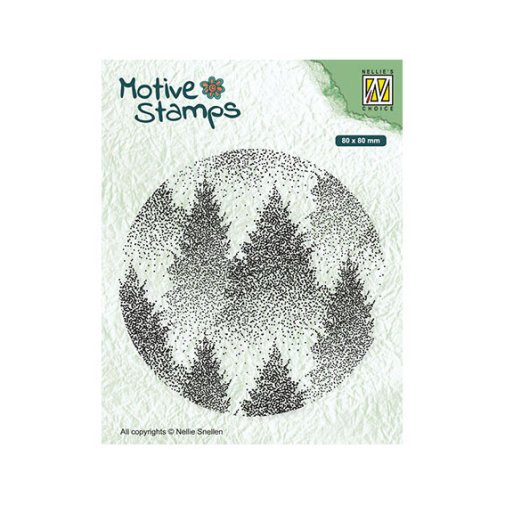 Nellie\'s Choice clear stamp: Misty Forest