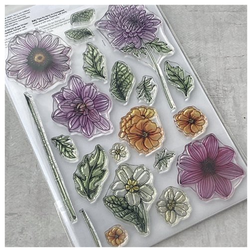 Leimasinsetti A5, Craft Emotions: Mix Summer Flowers