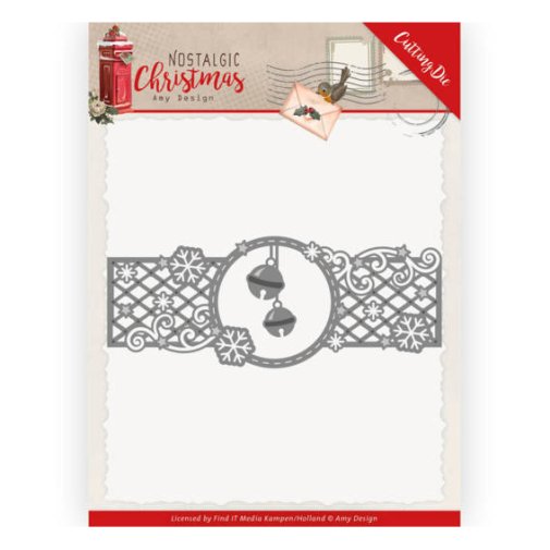 Amy Design die: Christmas Bells border