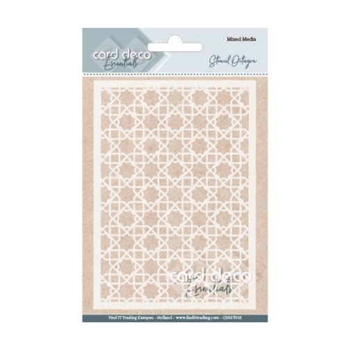 Stencil A6, Card Deco: Octagon