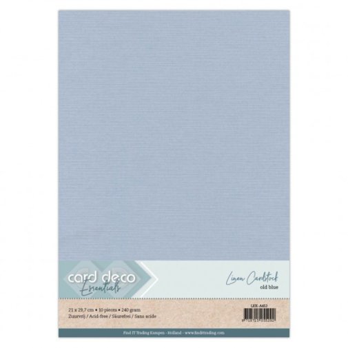 Cardstock pack A4, Card Deco: Old Blue, 10 pcs