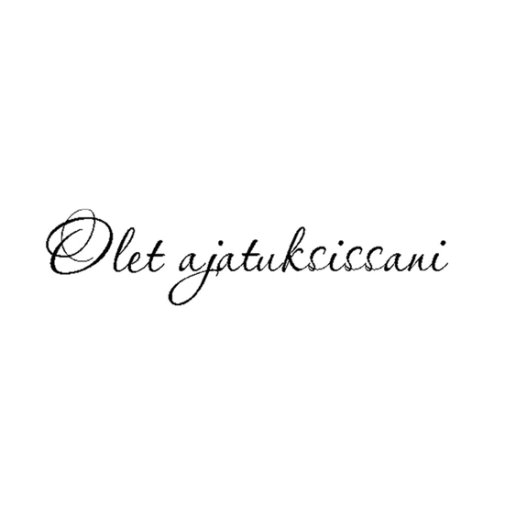 Tekstileimasin, LCD: Olet ajatuksissani