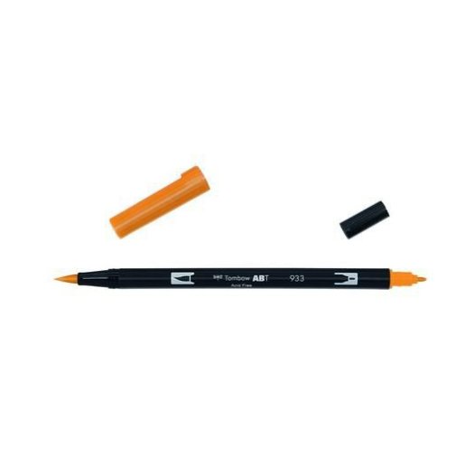 Tombow Dual Brush marker: Orange