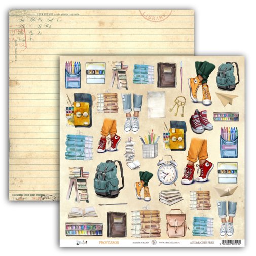 Paper 12x12\", UHK: Old School - Professor