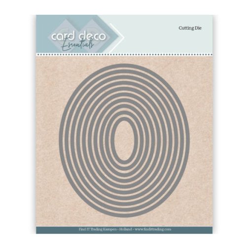 Card Deco dies: Ovals