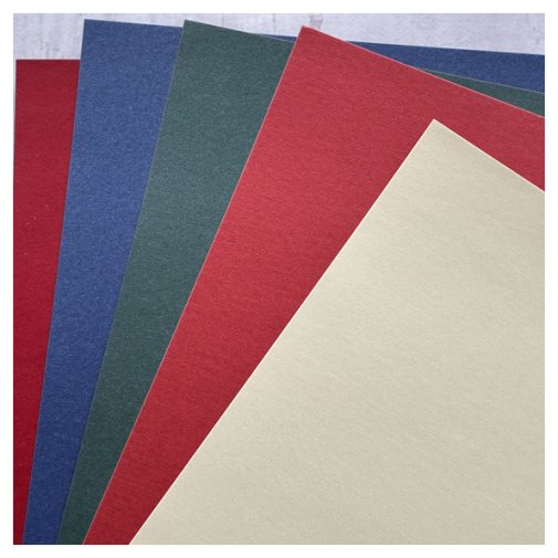 Pearlecent cardstock A4, 5 pcs: Color assortment