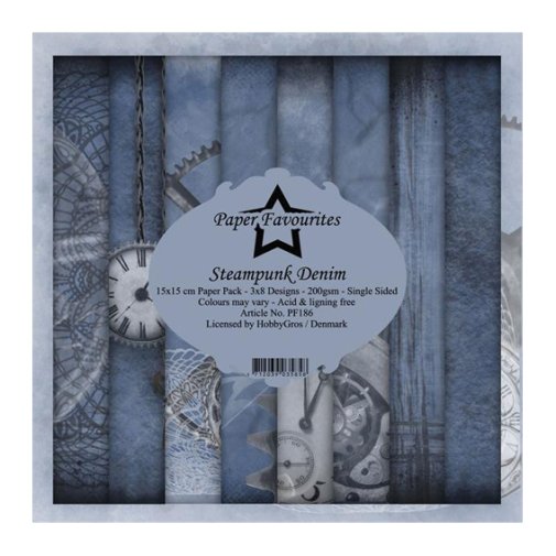 6x6\" paperipakkaus, PF: Steampunk Denim