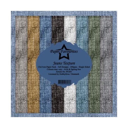 6x6\" PF paper pad: Jeans Texture