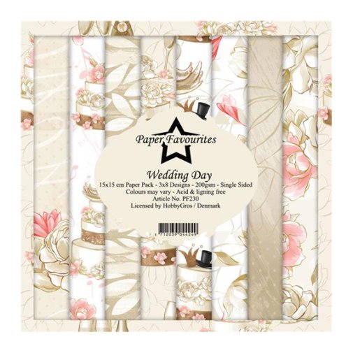 6x6\" paperipakkaus, PF: Wedding Day