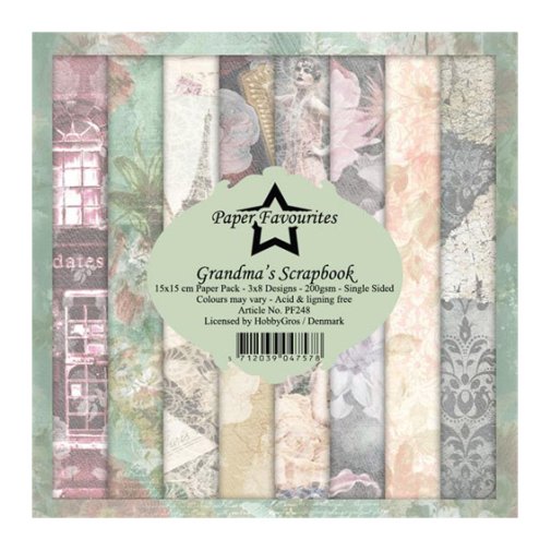 6x6\" paperipakkaus, PF: Grandma\'s Scrapbook
