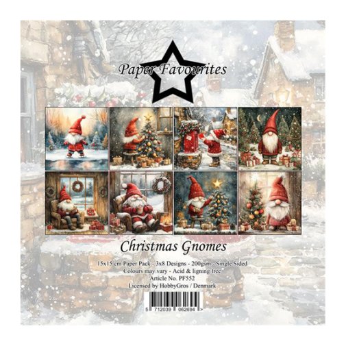 6x6\" paper pack, PF: Christmas Gnomes