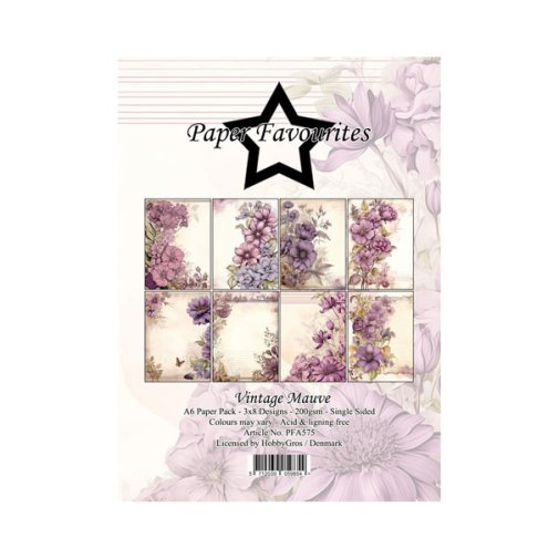 A6 paper pad, PF: Vintage Mauve