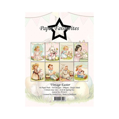 A6 paperipakkaus, PF: Vintage Easter