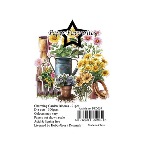 Leikekuvat, Paper Favourites: Charming Garden Blooms