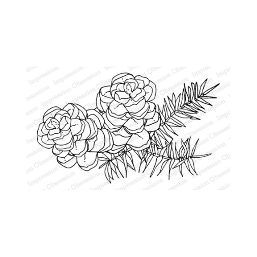 Impression Obsession -leimasin: Pinecones