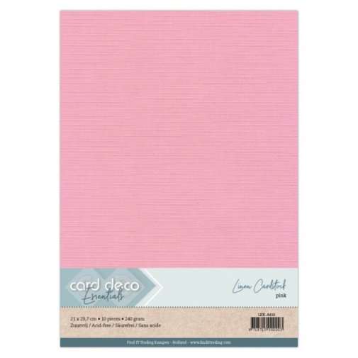 Kartonkipakkaus A4, Card Deco: Pink, 10kpl