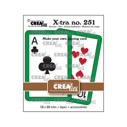 Stanssisetti, Crealies: Pelikortit