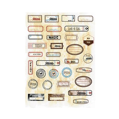 Leikekuvat, Pronty: Vintage labels
