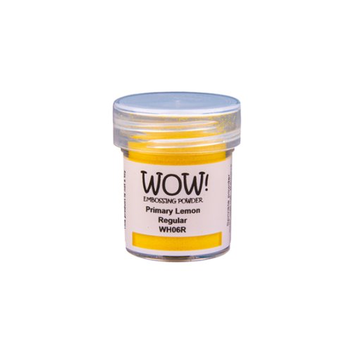 Wow! embossing powder: Primary Lemon