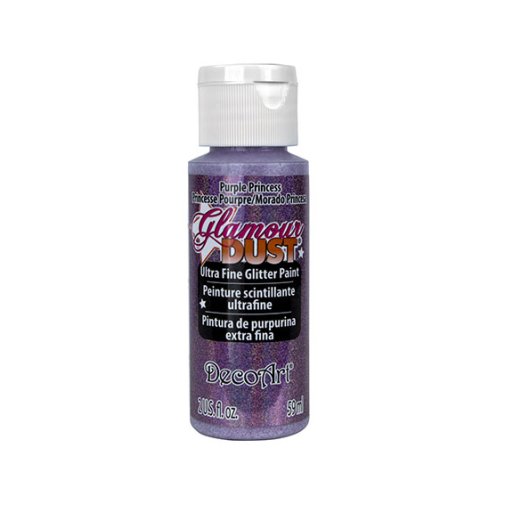 DecoArt Glamour Dust -maali: Purple Princess