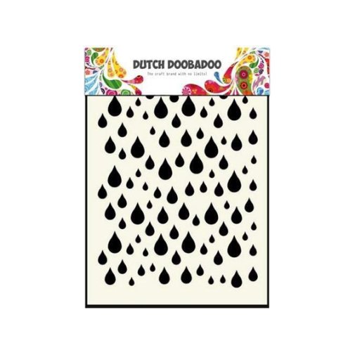 Dutch Doobadoo sabluuna: Raindrops - vesipisarat, A6