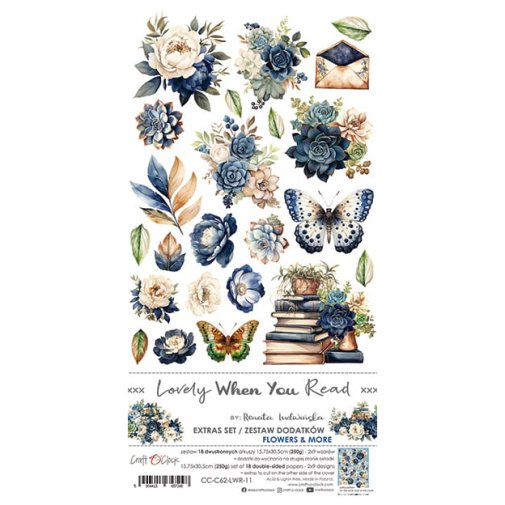 Die cut sheets, Craft O\'Clock: Lovely when you read - Flowers & More