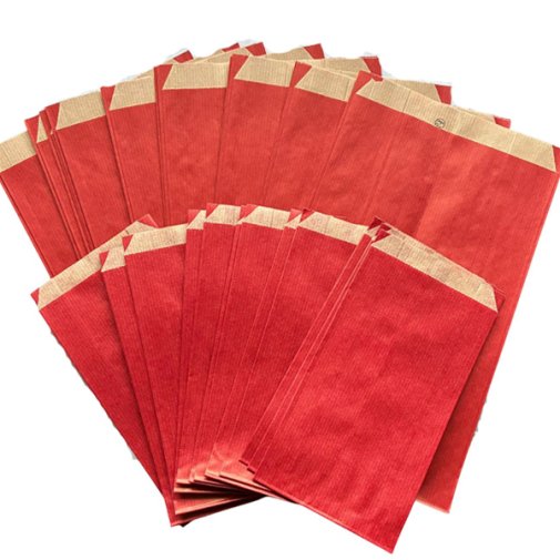 Paperipussit, 24 kpl: punainen