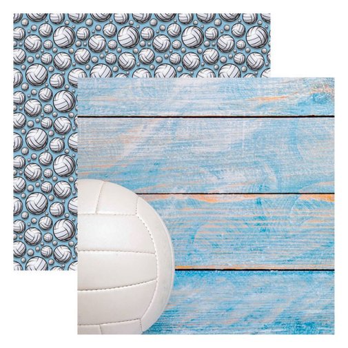 Reminisce paper sheet 12x12\": Volleyball