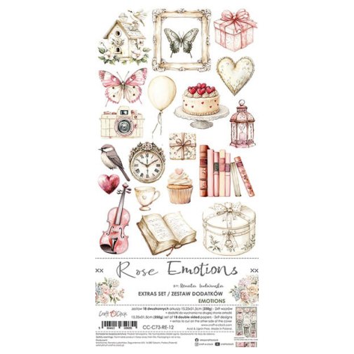 Die cut sheets, Craft O\'Clock: Rose Emotions - Emotions