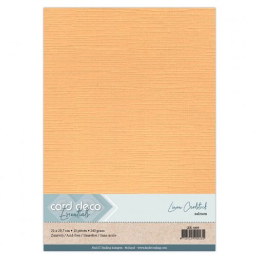 Cardstock pack A4, Card Deco: Salmon, 10 pcs