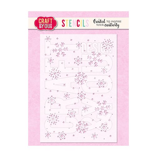 Stencil A6, Craft & You: Snowflakes