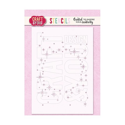 Stencil A6, Craft & You: Sparks wreath