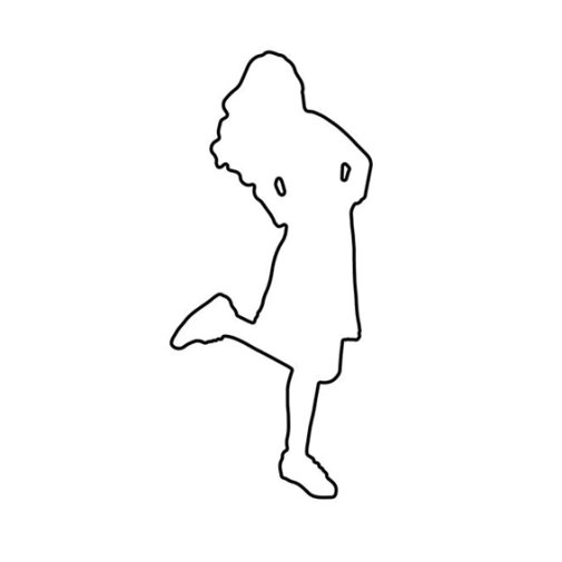 Stanssi, Barto Design: Silhouette Girl - tyttö